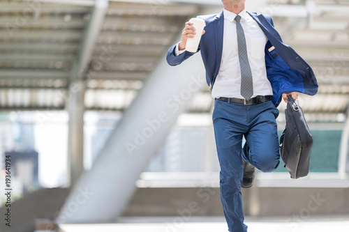 Fotografía Young businessman is going to make timely appointments.