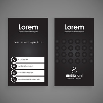 Creative business card mock-up