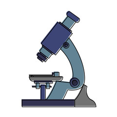 Poster - Microscope scientific tool icon vector illustration graphic design