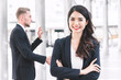 © Art_Photo - Modern businesswoman crossed hands in office.Business concept
