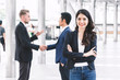 © Art_Photo - Modern businesswoman crossed hands in office.Business concept