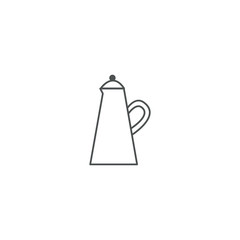 Sticker - teapot icon. sign design