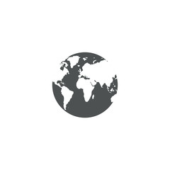 earth icon. sign design