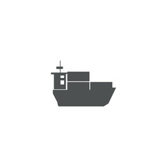 Sticker - ship icon. sign design