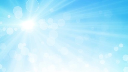 defocused blue sky blur, blue bokeh natural background. light seamless abstract shine background.
