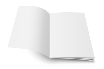 Leinwandbilder - Vector mock up of book or magazine