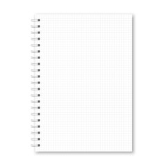 Poster - Vector realistic closed notebook.