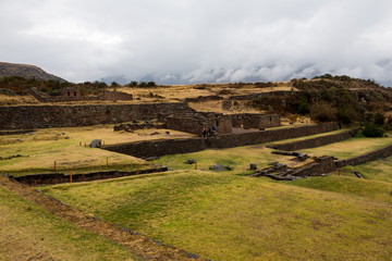 Tipon - Inca ruins of agricultural terraces in Peru