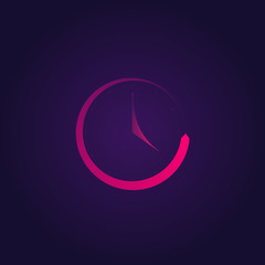 Poster - Clock icon