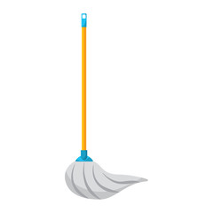 Poster - mop cleaning housework tool hygiene vector illustration