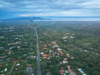 Sticker - Aerial view on Managua city