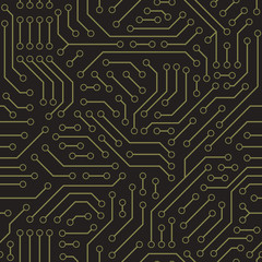 Poster - Computer circuit board.