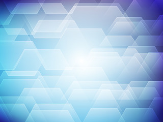 Poster - Abstract technology hexagon polygonal concept grey colorful geometric digital futuristic future technology with copy space background design.Vector illustration.