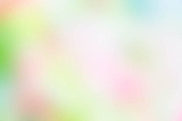 Wall Mural - Texture blur green pink yellow and white mix color pastel nature background , abstract green pink mix color blur