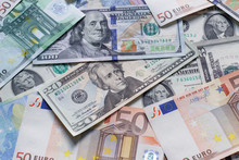 Background Of Euro Banknotes