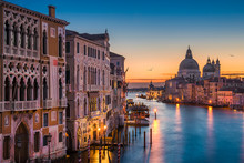 Grand Canal At Night, Venice