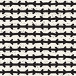 © Samolevsky - Hand drawn style ethnic seamless pattern. Abstract grungy geometric background in black and white.