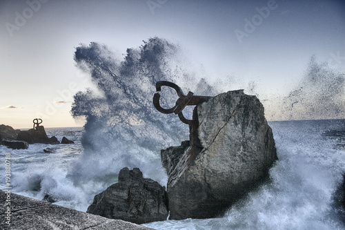 Fotografie, Tablou  Peine del viento. Donostia San Sebastian