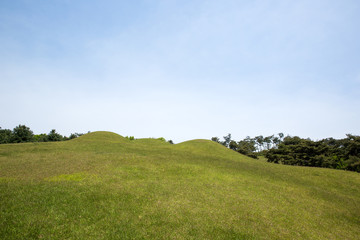 Wall Mural - Royal tomb of King Muryeong of Korea in Gongju city