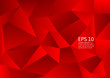 © KanawatTH - Red color polygon abstract background modern design, Vector illustration