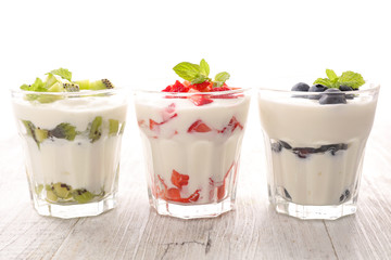 Poster - yogurt and fruit