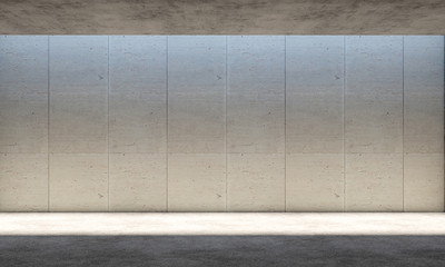 Wall Mural - concrete wall room