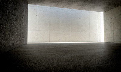 Wall Mural - 3d rendering interior