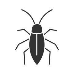 Sticker - Cockroach glyph icon