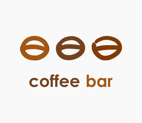 Wall Mural - coffee bar logo concept