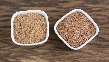 Sticker - Ground flaxseed organic seeds - Linum usitatissimum