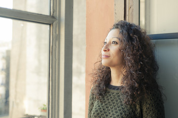 woman at the window