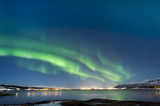 Fototapeta Tęcza - The polar lights in Norway. Tromso.Vikran