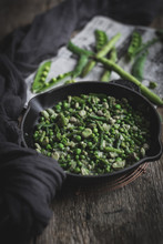 Pan With Green Peas Dish