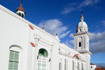 Wall Mural - Old Santiago de Cuba downtown architectural detail, Cathedral, Cuba