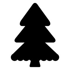 Sticker - christmas pine tree icon vector illustration design