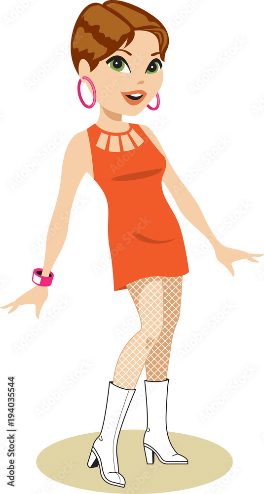 go go boots and mini dresses 60s