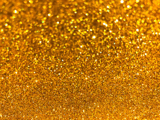 Wall Mural - golden glitter bokeh background