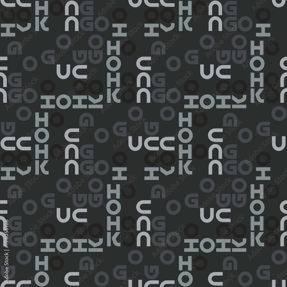 Hong Kong seamless pattern. Creative design for various backgrounds.