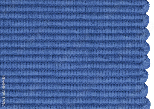materiał tkany żakard narzuta obrus niebieski macro Stock Photo | Adobe  Stock