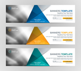 Wall Mural - abstract web banner design background or header templates
