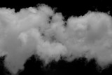 Fototapeta Perspektywa 3d - Clouds over black.