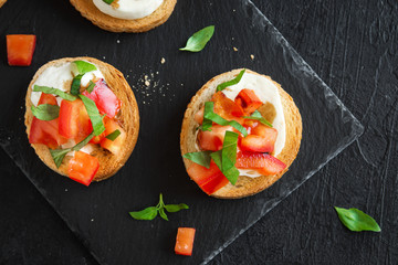 Wall Mural - Italian bruschetta