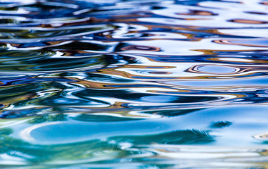 Poster - Abstract background of smooth water in the pool