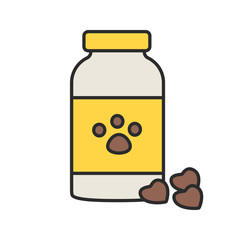 Sticker - Pet medicine color icon