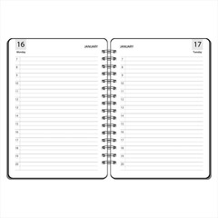 Canvas Print - Open planner vector