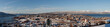 Beautiful panorama over the city of Narvik in winter, sunny day with blue sky, Norway, Scandinavia