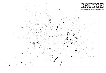 Wall Mural - grunge style of dust particles background and texture . vector