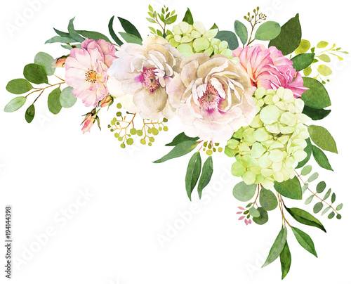 Wedding bouquet Canvas Print