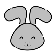 Naklejka na meble Cute rabbit icon 