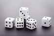 © 5second - Dice on grey background